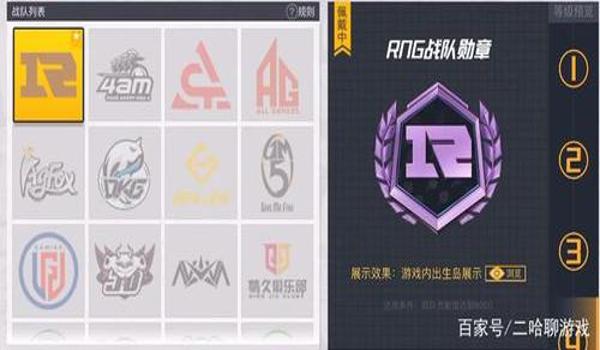 和平精英出现辅助的标志